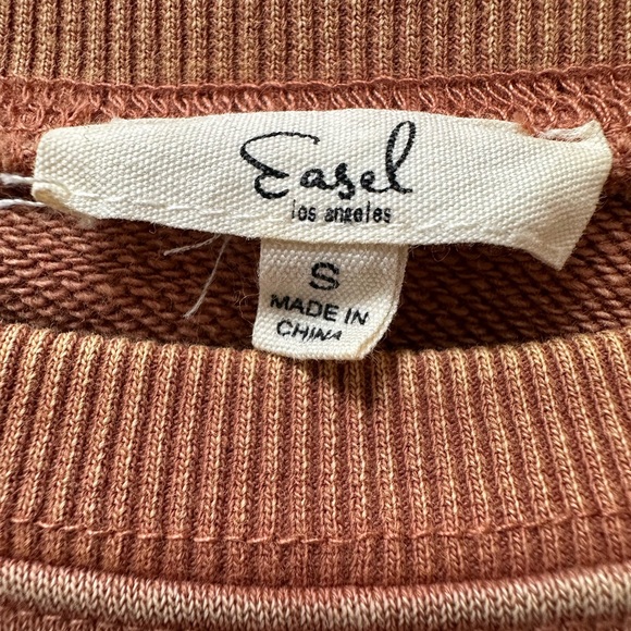 Easel Checkered Top - Black and Orange - Picture 3 of 6